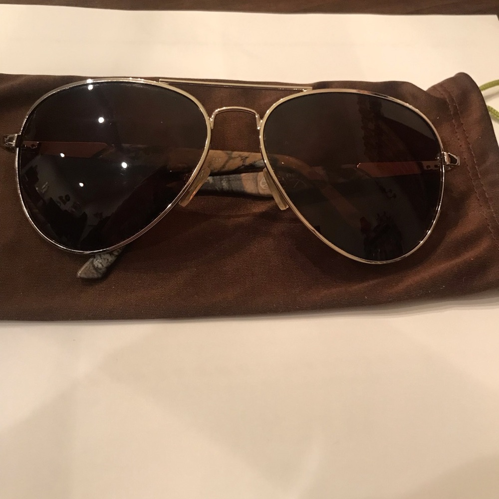 Real Tree Aviators sunglasses